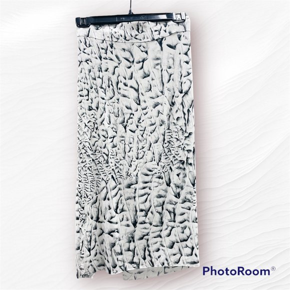 Helmut Lang Twist Knot Jersey Knit Strata Skirt Abstract Print (S) - Picture 3 of 8